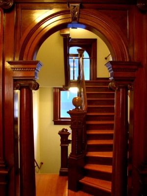 Staircase and archway